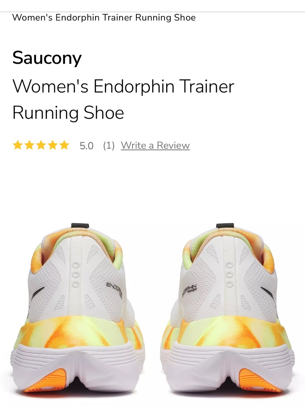 Saucony Women's Endorphin Trainer - Picture 3 of 11
